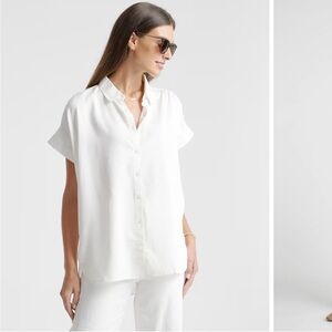 Quince Vintage Wash Tencel Camp Shirt